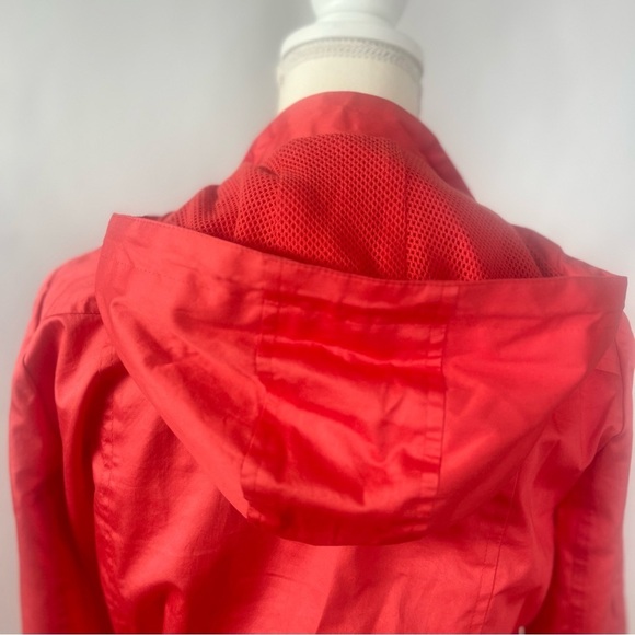 Jones of New York Iridescent Orange Hooded Hip Length Size PP Jacket - Picture 8 of 15